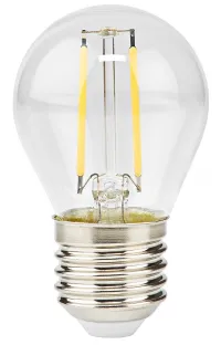 NEDIS LED-lampa E27 G45 2 W 220 V 250 lm 2700 K varmvit retrostil (1 of 2)