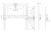 Neomounts WL30-350BL14 Стенен държач за дисплей 32-65" фиксиран със заключване VESA 400X400 товароносимост 60 кг черен thumbnail (5 of 5)