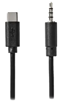 NEDIS USB-C adaptér USB-C zástrčka - 35 mm jack zástrčka černý bulk 1m (1 of 2)