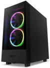 NZXT tok H5 Elite edition 3x120 mm (2xRGB) ventilátor USB 3.0 USB-C 3.1 átlátszó oldal és előlap fekete thumbnail (2 of 6)