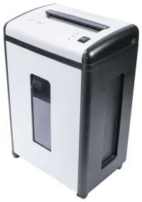 AT shredder AT-15C cut 4x50 mm working width 230 mm capacity 15 sheets basket volume 22 l secrecy level P3 white (1 of 5)