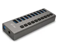 I-tec USB 3.0 -lataus HUB 10 -portti + virtalähde 48 W (1 of 1)