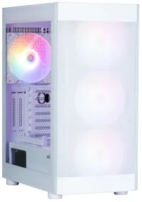 Obudowa Zalman i4 TG Middle Tower 4x 140 mm Wentylator LED RBG 2x USB 3.0 1x USB 2.0 panel siatkowy szkło hartowane biały (1 of 6)