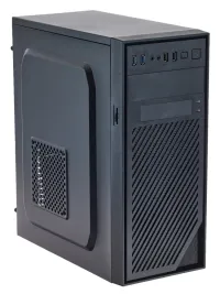 EUROCASE MidT ML X404 EVO без блоку живлення 2x USB2.0 2x USB 3.0 2x35 мм чорний (1 of 4)