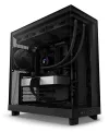 Boîtier NZXT H6 Flow deux chambres MidT 3x120mm ventilateur 2xUSB 3.2 USB-C côté et façade en verre noir