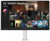 LG monitor 32SQ780S-W VA 315" 4K 3840x2160 16:9 250cdm 5ms HDMI USB-C speaker 5Wx2 pivot height adjustment thumbnail (2 of 8)