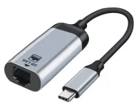 XtendLan адаптер USB-C към RJ45 15 см 10 100 1000 Mhz WIN Android MacOS (1 of 1)
