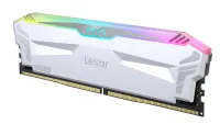 Lexar ARES DDR5 32GB (komplekts 2x16GB) UDIMM 6400MHz CL32 XMP 3.0 — RGB radiators, balts (1 of 4)