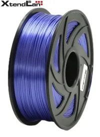 XtendLAN PLA filament 1,75mm průhledný fialový 1kg (1 of 1)