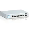 Ubiquiti UniFi Switch 8-port Gigabit Ethernet 2x SFP PoE 24V PoE 802.3af at (PoE proračun 130W)