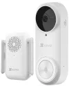 EZVIZ Smart Set DB2 3K (5MP) Wi-Fi videotelefon juhtmevaba uksekella eraldusvõime 2544x1888 IP65 valge thumbnail (1 of 10)