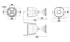 IP-камера Uniarch від Uniview UHO-B2R-M2F3 Bullet 2Mpx 2,8 мм 1080p Wi-Fi SD слот Мікрофон і динамік IP67 IR20 Onvif thumbnail (2 of 2)