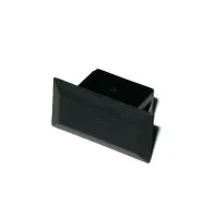 XtendLan SC plug-plug per fori nel centralino simplex nero (1 of 1)