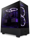 Obudowa NZXT H5 Elite Edition 3x120 mm (2xRGB) wentylator USB 3.0 USB-C 3.1 przezroczysty bok i panel przedni czarny