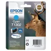 Epson inktcartridge T1302 Singlepack DURABrite Ultra Inkt XL cyaan