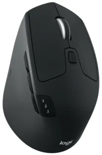 Mysz Logitech M720 Triathlon bezprzewodowa 8 przycisków 1000dpi Bluetooth USB czarna (1 of 5)