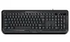 GenIUS KB-118 leagan. II Wired PS2 leagan amach dubh CZ+SK