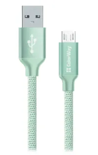 Καλώδιο δεδομένων Colorway Usb Micro Usb 1m 2.1A Mint (1 of 1)