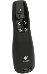 Logitech Presenter R400 bezvadu 2,4 GHz USB sarkanais lāzera rādītājs (1 of 1)