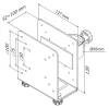 Neomounts THINCLIENT-10 Mini-PC-Halterung für VESA-Displayhalter 100x100 Nosn. 10 kg Breitenverstellung 9-20 cm weiß thumbnail (7 of 7)