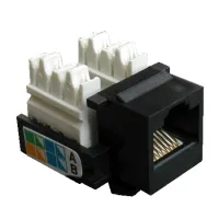 DATACOM Keystone RJ45 UTP CAT5E (110) CLÁSICO negro (1 of 1)