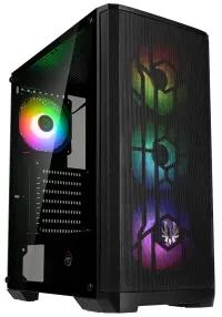 BitFenix ​​​​case Nova Mesh SE TG ARGB ATX 4x120mm ARGB USB 3.0 закалено стъкло черно (1 of 8)