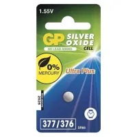 GP button battery 1.55V 377F1 Ultra Plus (SR66 6.8 x 2.6 mm) 1pc (1 of 1)