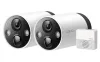 TP-Link Tapo C420S2 - външна безжична 4Mpx охранителна камера Пълноцветен микрофон IR15m 2x Tapo C420 + 1 H200