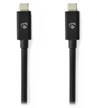 Cábla NEDIS USB 4.0 breiseán Gen 3x2 USB-C - breiseán USB-C 8K dubh 1m (1 of 2)