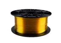 Filament PM Dréckerei String Filament 1,75 PETG transparent giel 1 kg (1 of 1)