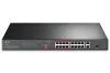 TP-Link TL-SG1218P Commutateur rackable Gigabit 16 ports 10 100 Mbps + 2 ports avec 16 ports PoE+