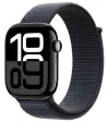 Apple Watch Series 10 GPS + Cellular 46 mm Alluminio nero pianoforte con cinturino Ink Loop