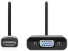 NEDIS Câble de réduction HDMI fiche HDMI - prise VGA noir 20cm