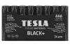 TESLA BLACK+ AAA alkalna baterija (LR03 micro-pencil folija) 24 kosov