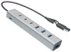 i-tec USB-A USB-C Metall Lade-HUB 7x Anschluss 3x USB-C 3.0 4x USB 3.0 Metall