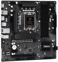 ASRock B760M Phantom Gaming Lightning D4 Intel B760 LGA1700 4x DDR4 2x M.2 HDMI DP USB-C mATX (1 of 4)