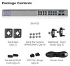 ALTA slēdzis 16 POE — 16 x Gbit RJ45 2 x SFP ports 8 x PoE 802.3at (PoE budžets 120 W) thumbnail (5 of 5)