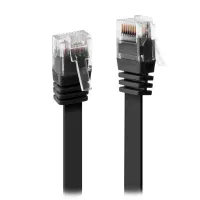 Cable Patch XtendLan Cat 6 UTP 5m negro plano (1 of 1)