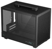 DEEPCOOL kotelo CH160 miniITX USB 3.0 USB-C lasisivukahva musta (1 of 8)