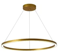 IMMAX NEO FINO SMART Lampada a sospensione 1 cerchio 80cm 60W oro Zigbee 3.0 TUYA (1 of 8)