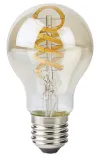 NEDIS Wi-Fi Smart LED Filament Bulb E27 A60 49W 230V 360lm Warm to Cool White Dimmable Gold