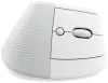 Souris ergonomique verticale Logitech Lift - Blanche Souris verticale optique 6 boutons sans fil Bluetooth thumbnail (2 of 5)