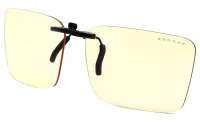 GUNNAR kontorspilbriller CLIP-ON ONYX * gule linser * BLF 65 * NATURLIG fokus (1 of 2)