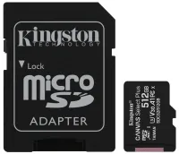 KINGSTON Canvas Select Plus 512GB microSD UHS-I CL10 inkl. SD-adapter (1 of 2)