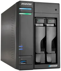 Asustor NAS AS6702T 2x 25" 35" SATA III Celeron N5105 2.0 GHz 4GB 2x 2.5GbE 4x M.2 2x USB 3.2 HDMI+IR (1 of 5)