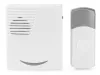 NEDIS Wireless Doorbell Kit Batterie ugedriwwen 36 Melodien Range 300m 80dB Wäiss thumbnail (1 of 4)