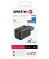 Swissten GAN strømadapter 2x USB-C 65W PD + 1x USB-A 18W QC Sort thumbnail (3 of 3)