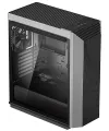 DEEPCOOL case CL500 ATX 120 mm fan USB 3.0 USB-C tempered glass black thumbnail (2 of 9)