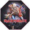 Iron Maiden skyddande golvmatta för spelstolar