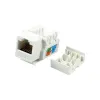 Conector Keystone XtendLan RJ45 que conecta CAT5E dual LSA 110 solo en enchufes